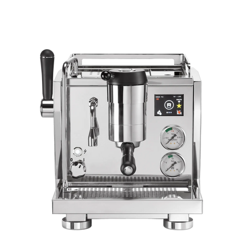 Rocket Espresso R Nine One – vue de face avec manomètres et écran